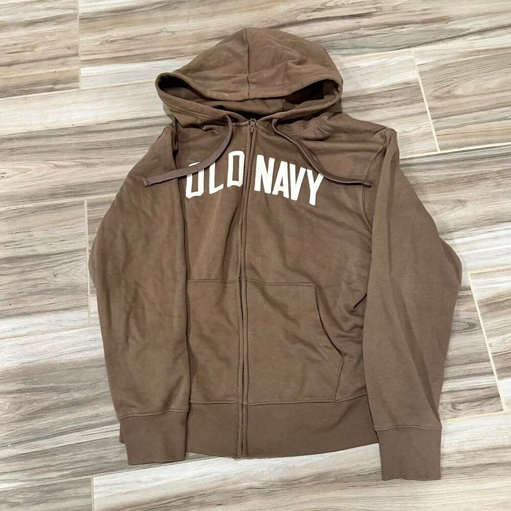 Old-navy Men's Brown Zip Up Hoodie